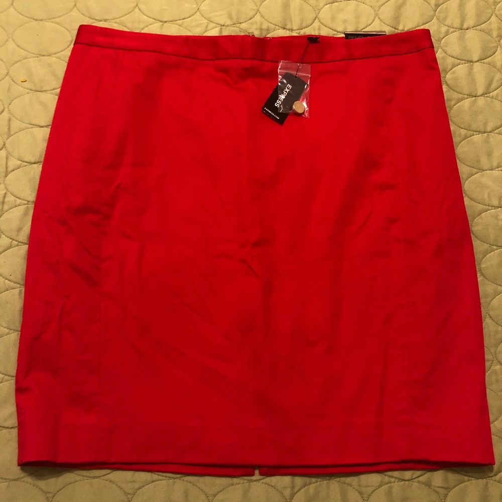 Cotton Sateen pencil skirt